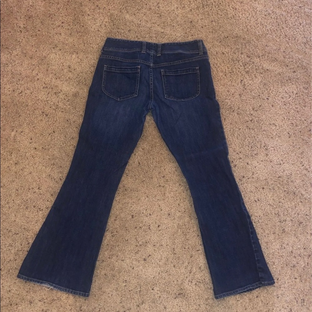 The Limited Dark Wash Flare Jeans